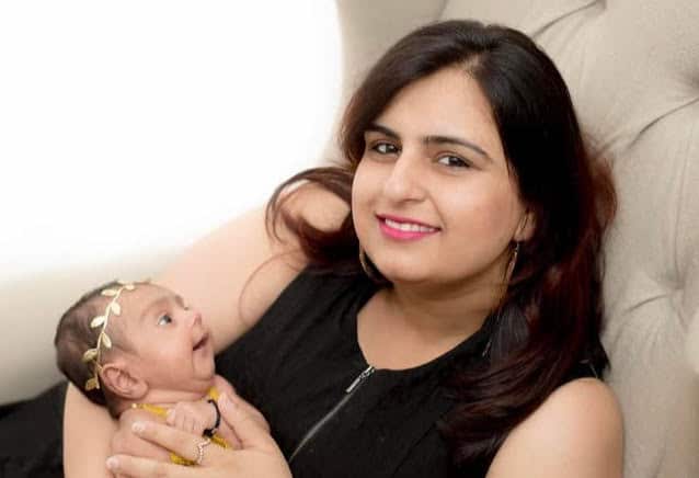 Reena Rana and her daughter.