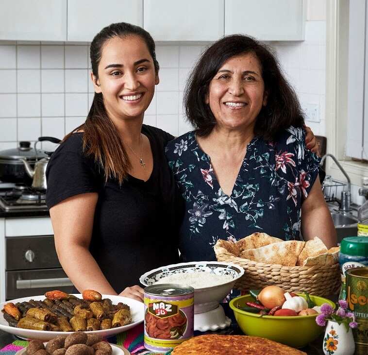 Rnita Dacho with her mother, Khochibo Warda.