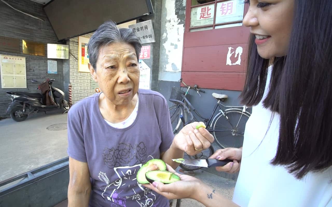 Beijing resident Mrs. Ren says avocados are "tasteless"