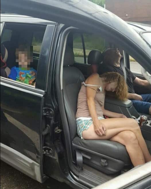 Another image of the boy in the backseat (Facebook)