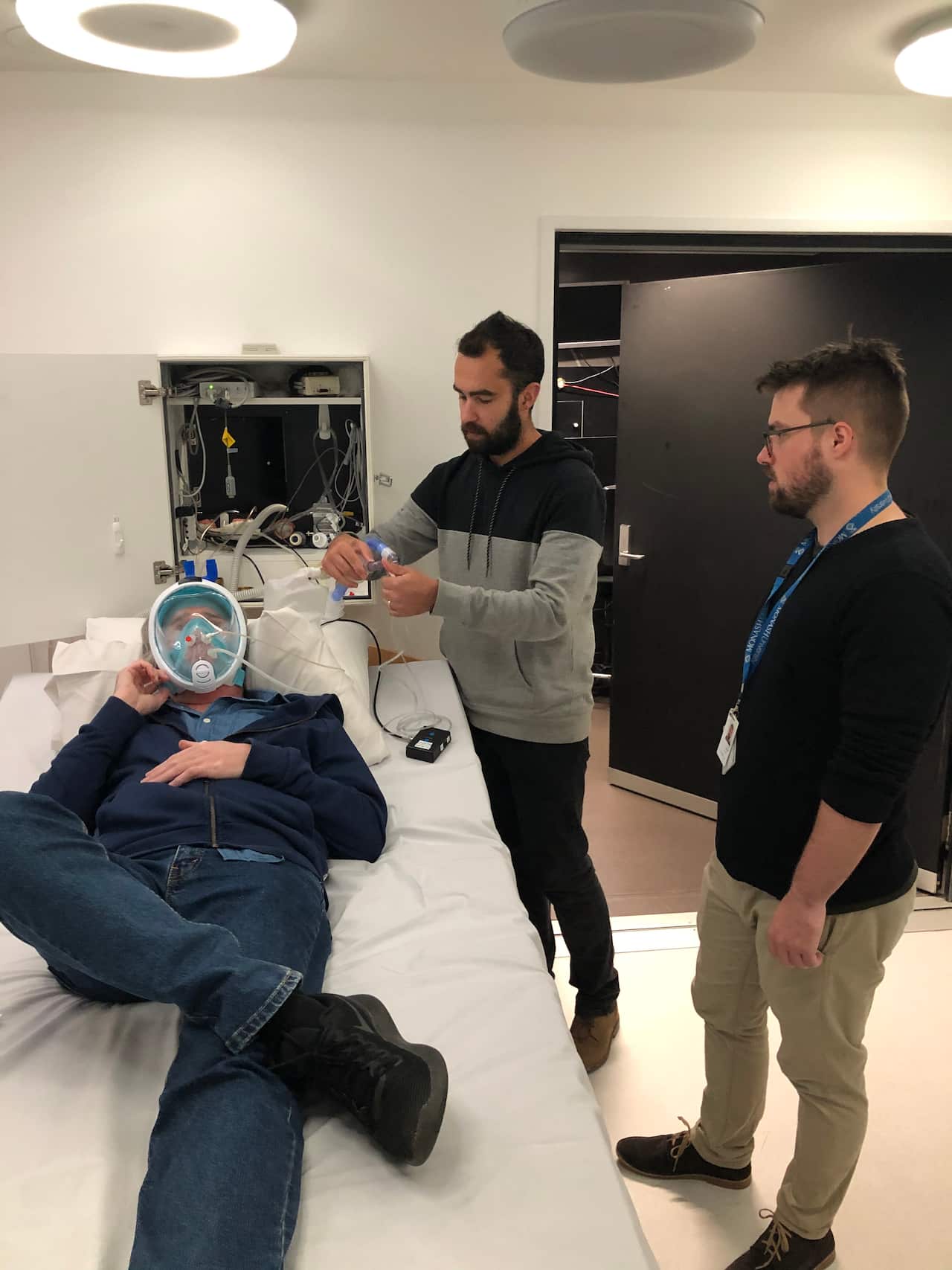 The snorkel mask is part of a trial of a range of alternative protection solutions.