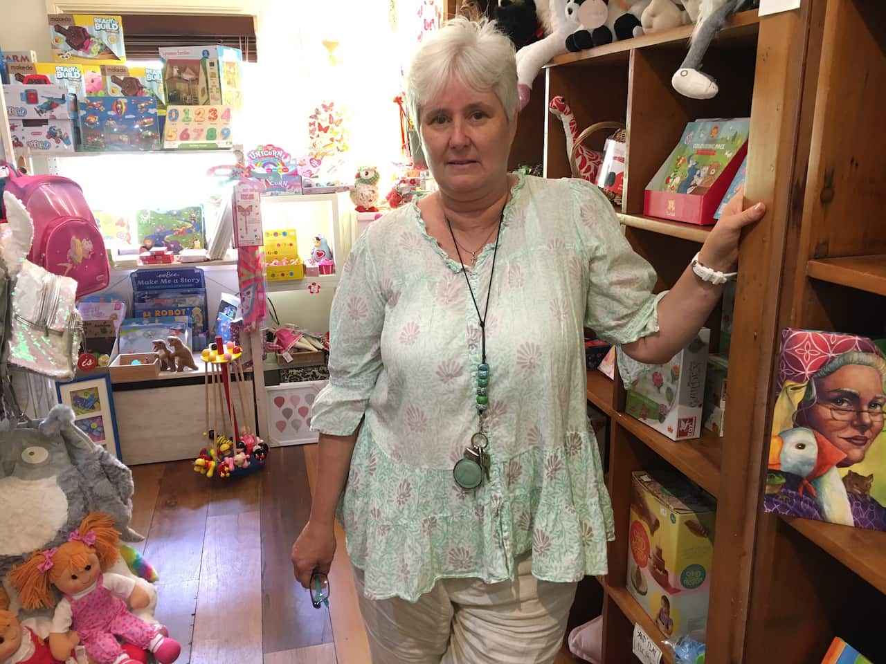 Zoe Pritchard owns 'The Twig,' but has to close her store in April.