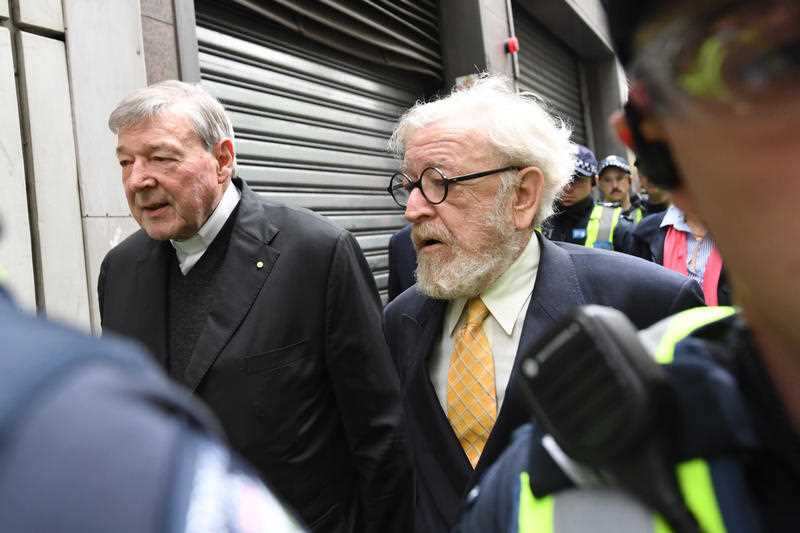Cardinal George Pell and Barrister Robert Richter.  Mr Richter will not lead the appeal. 