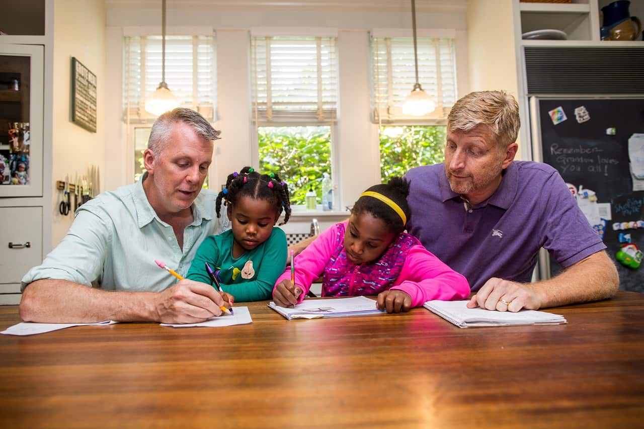 Rick Neal and his family.