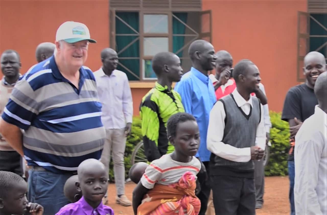 Ridley Bell in Uganda last year.