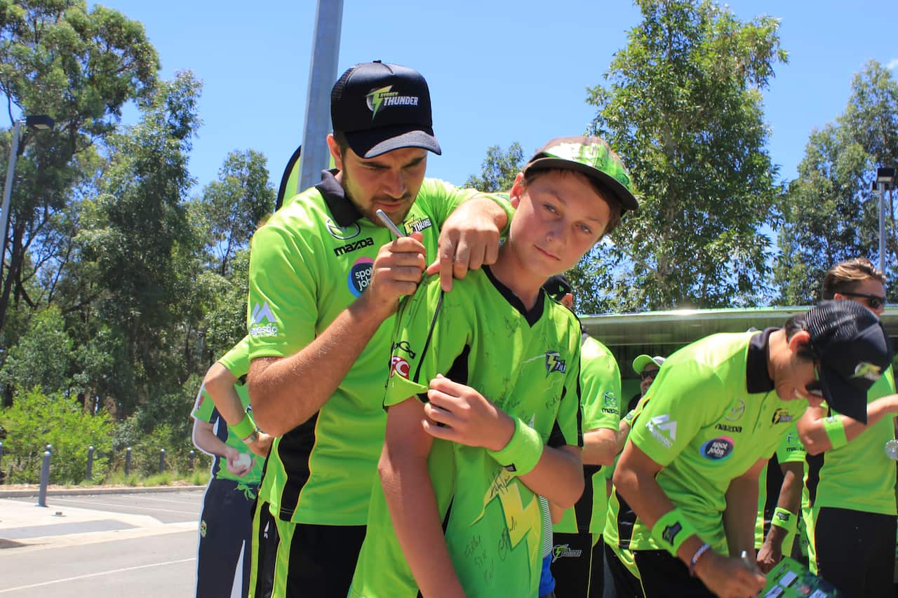 Rising Star...Hameed Kherkhah signs up for the Thunder (Supplied)