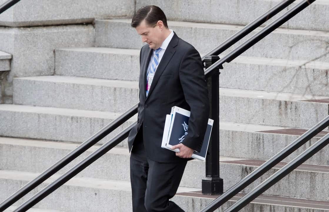 Rob Porter resigned following allegations that he physically abused two former wives. In a statement, he called the allegations a 'smear campaign.'  