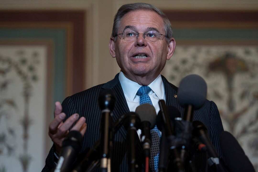 The comedian says he posed as Democrat Senator Bob Menendez.