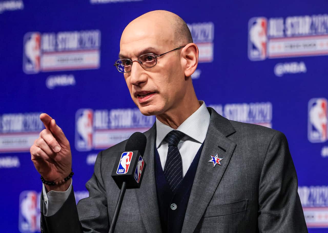 Commissioner of the NBA Adam Silver.