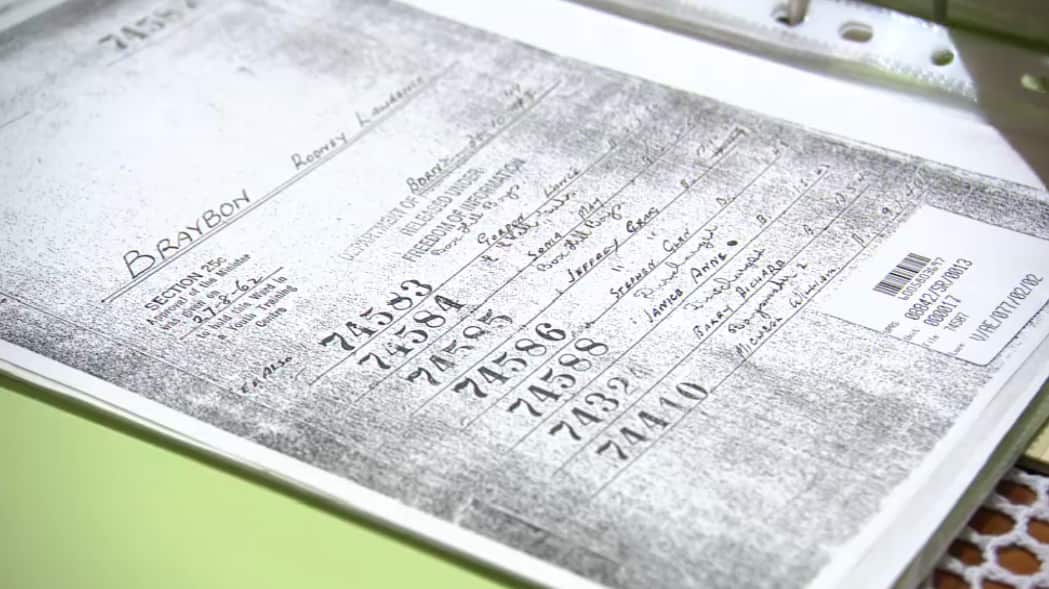 Rod Braybon and his siblings, known as numbers