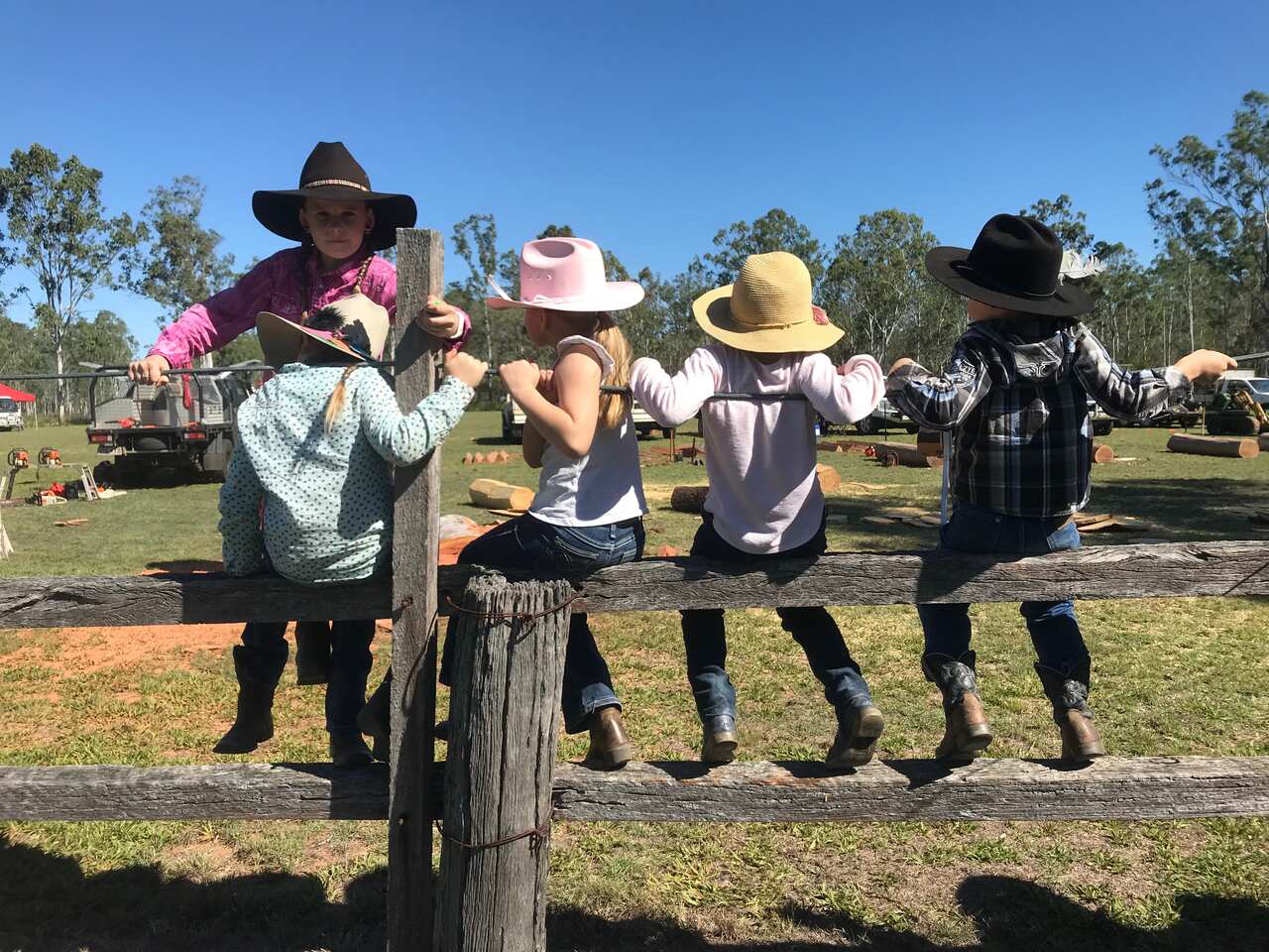 Rodeos are a family affair. 