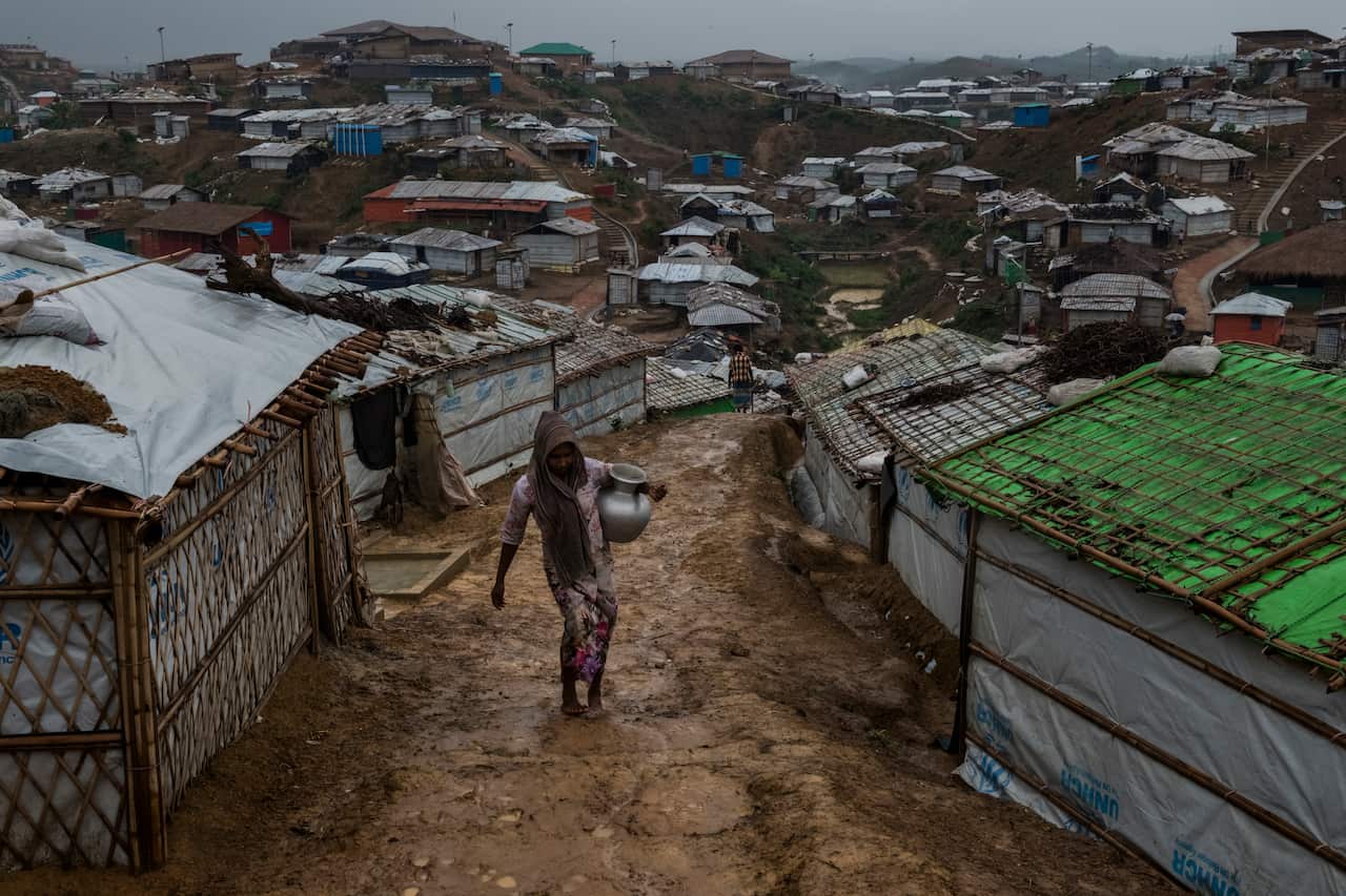 A Rohingya refugee in the Kutupalong camp in Bangladesh. About 2,200 Rohingya Muslims who fled violence in Myanmar last year are set to be repatriated.