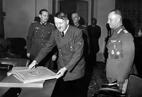 Erwin Rommel was initially a favourite of Hitler but was later ordered to kill himself.