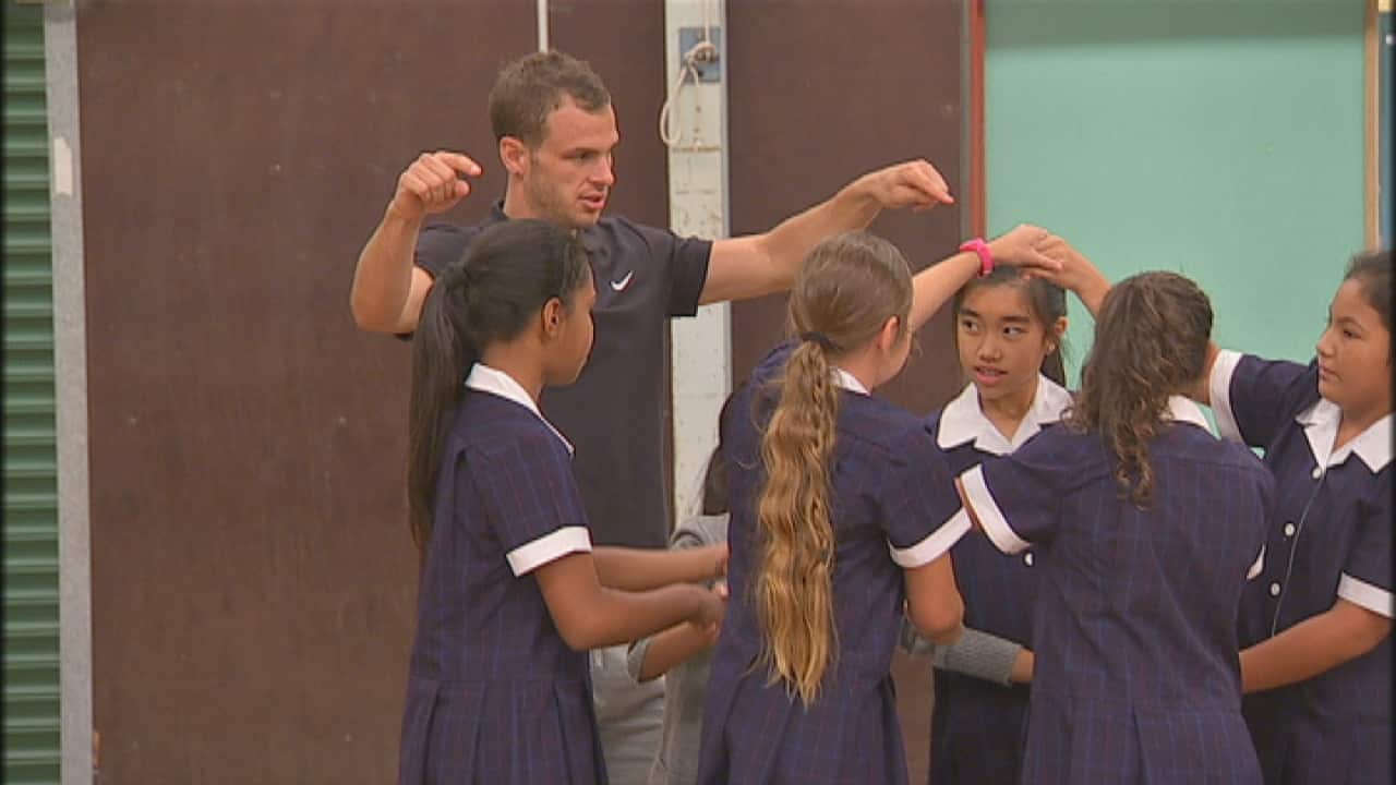 New teacher Kane Wright hopes to inspire kids to stay on at school and complete their studies.