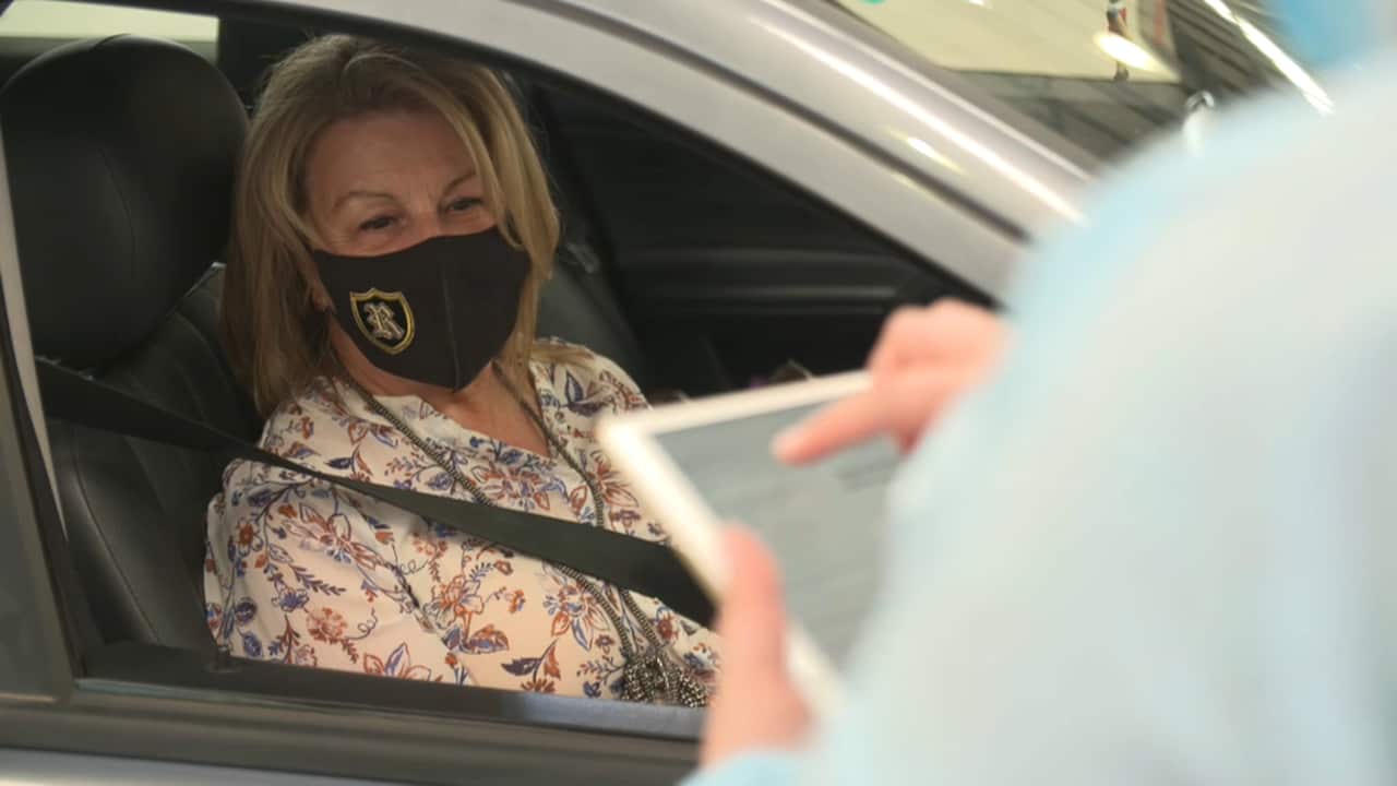 Italian born Rosa Cursio-Barcham is about to try out a new app designed to overcome the language barrier in COVID screening