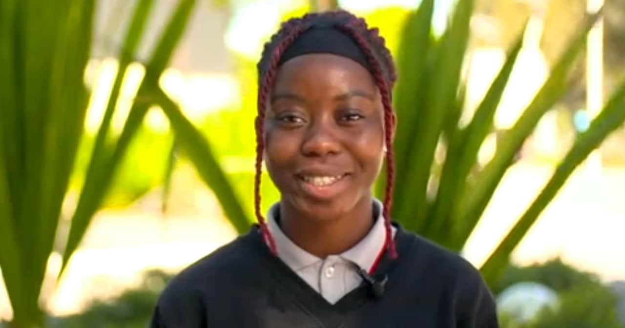 High School student Rose Quetee migrated from Liberia.
