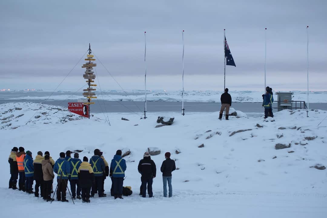 The event was the southern-most Anzac Day dawn service.