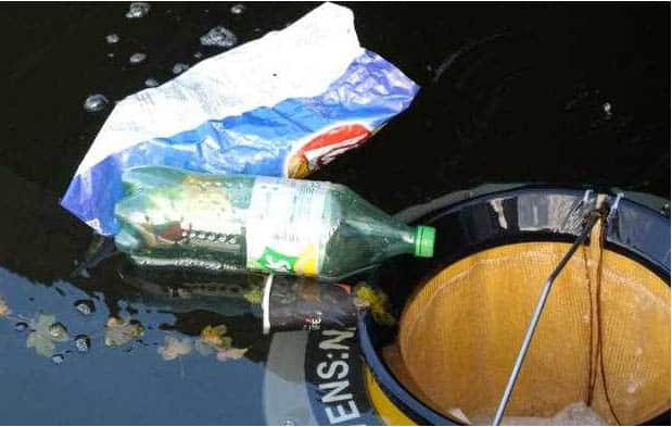 The pontiff has urged everyone to be vigilant about "endless fields of floating rubbish".