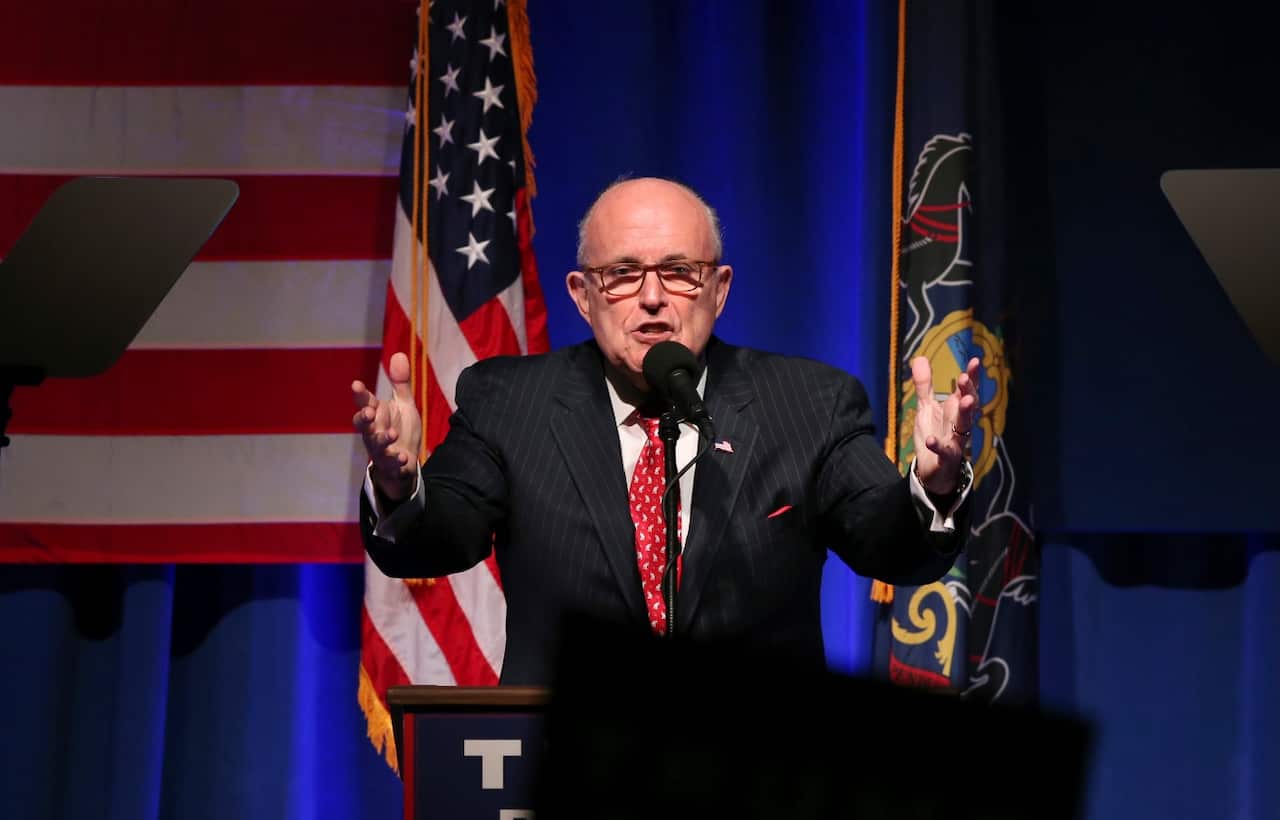 File image of Former New York City Mayor Rudy Giuliani (AAP)