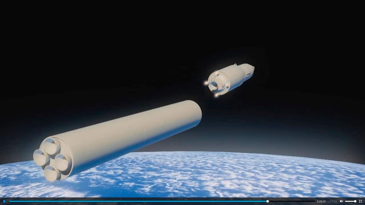 The simulations were demonstrated on screens during Russian President Vladimir Putin's address to the Federal Assembly.