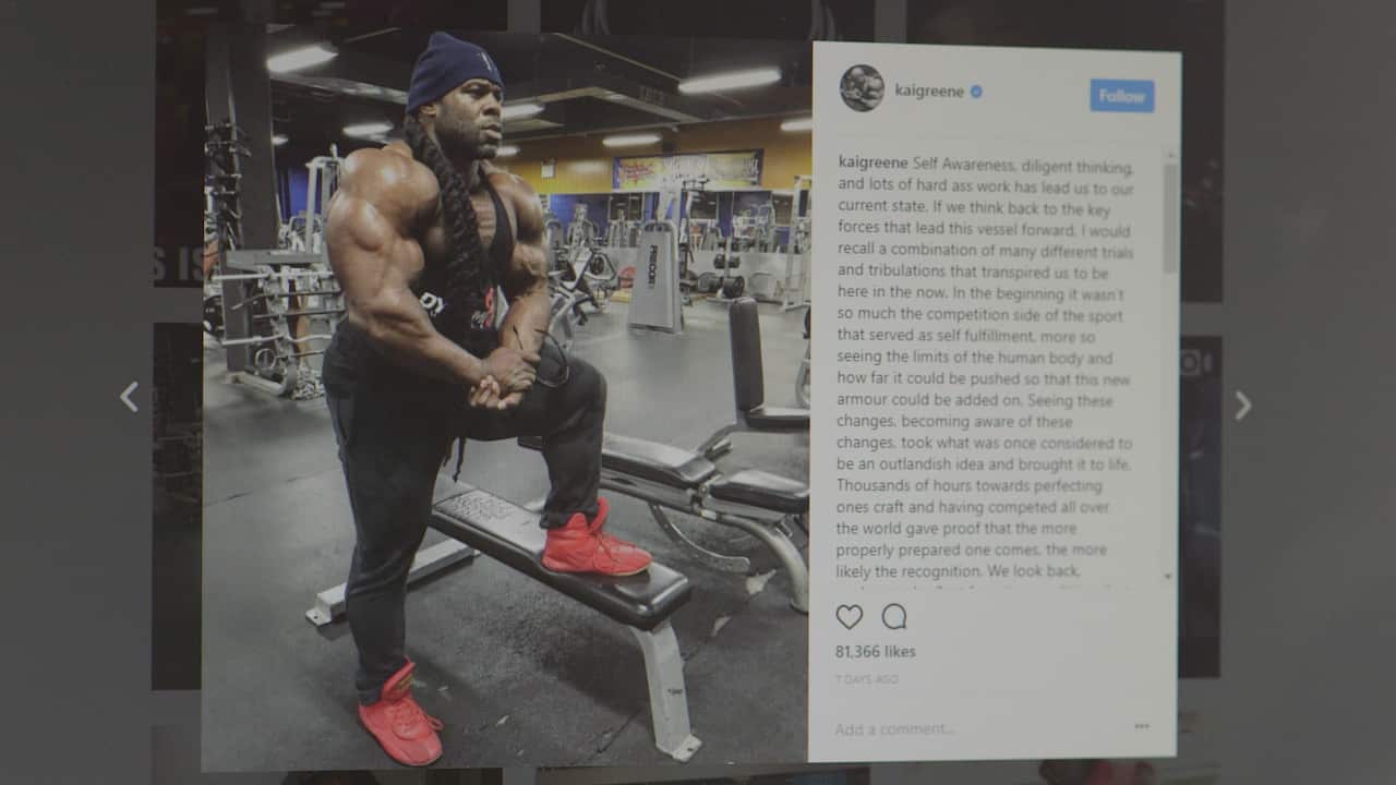 Kai Greene is one of the most famous influencers for Ryderwear.