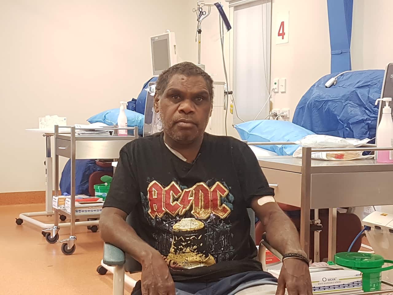 When Mr Jackson got the news that the first remote dialysis unit in the APY Lands was being opened he was so happy that he could soon be returning to country. 