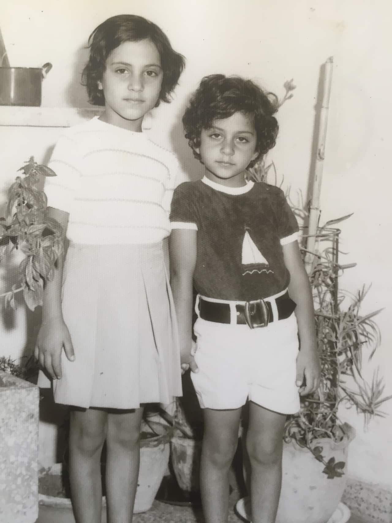 Saver and Saab Hasan just before leaving Cyprus for Australia