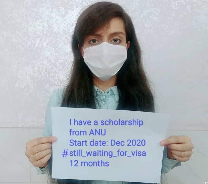 Sahar from Iran has been offered a PhD scholarship at the Australian National University.