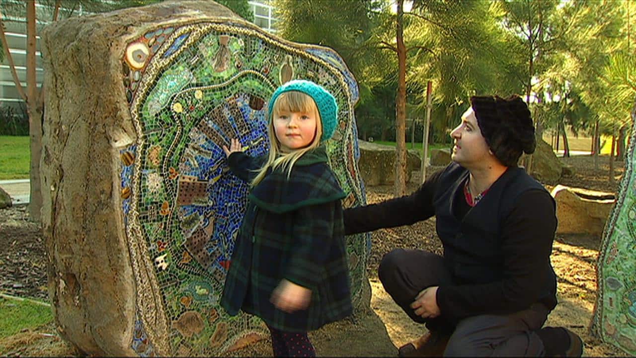 Saidin Salkic with his daughter