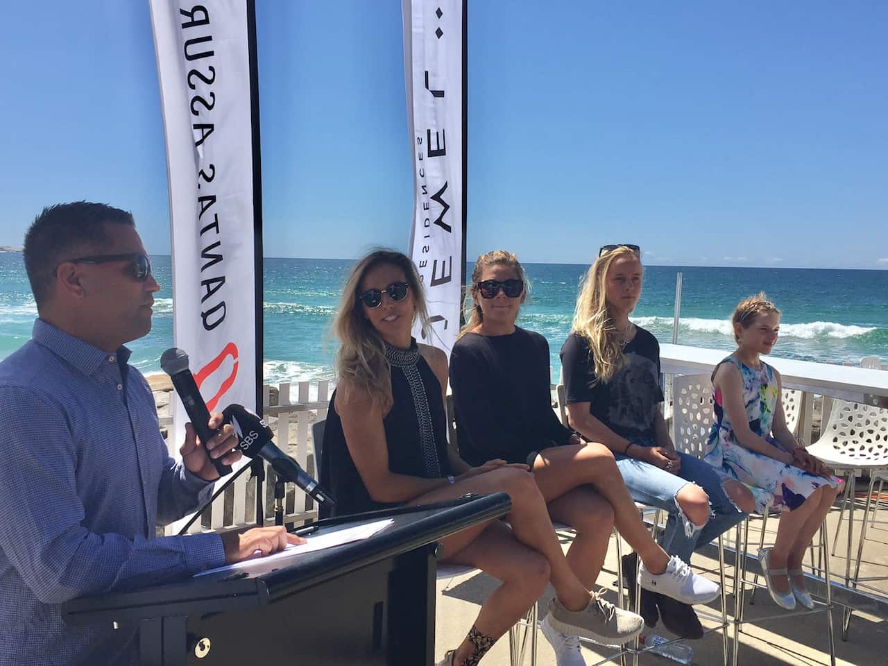 Sally Fitzgibbons and Coco Ho 