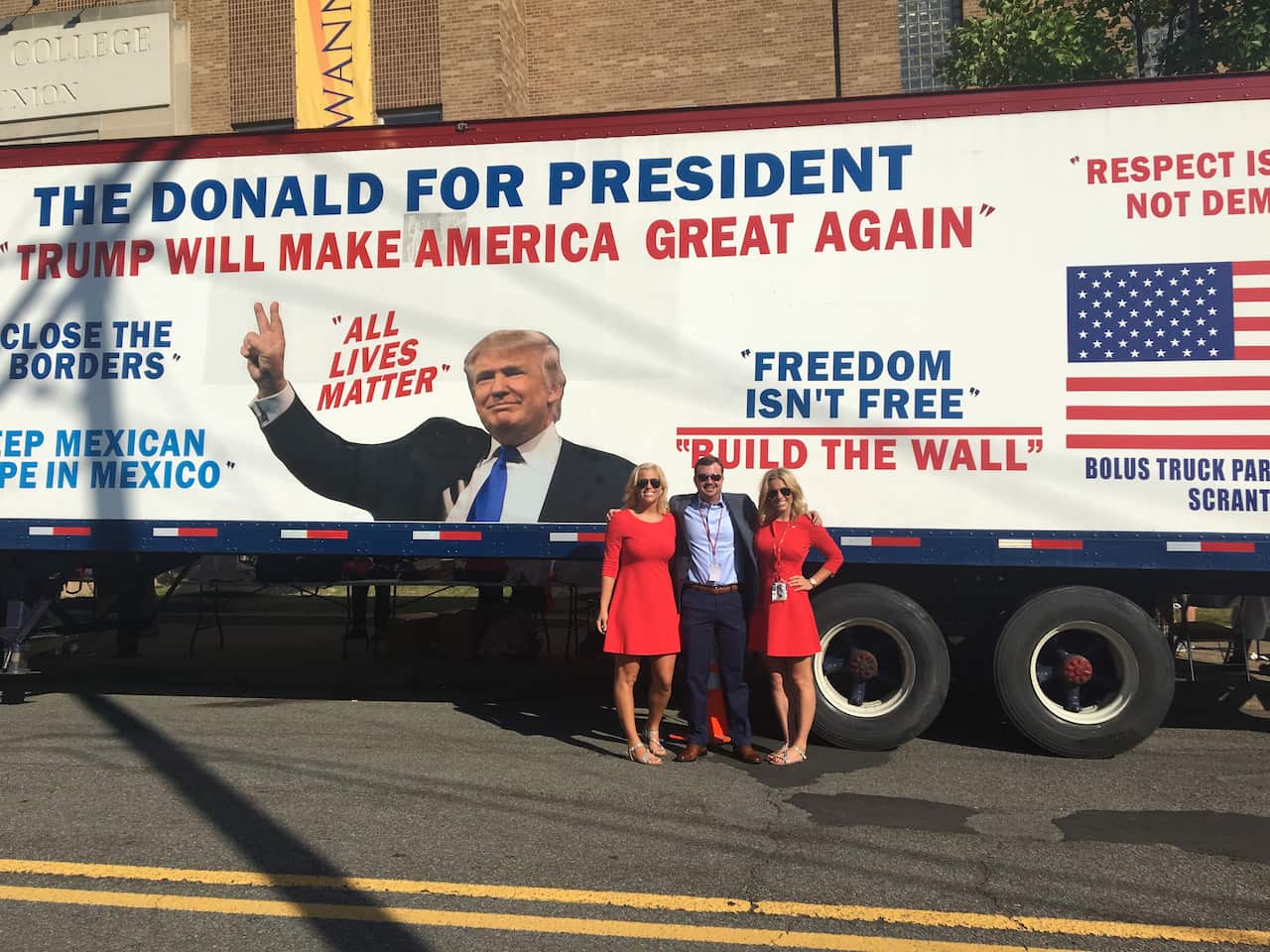 Young Trump supporters