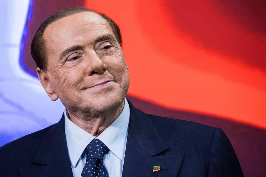 Italian former prime minister and leader of 'Forza Italia' party Silvio Berlusconi.