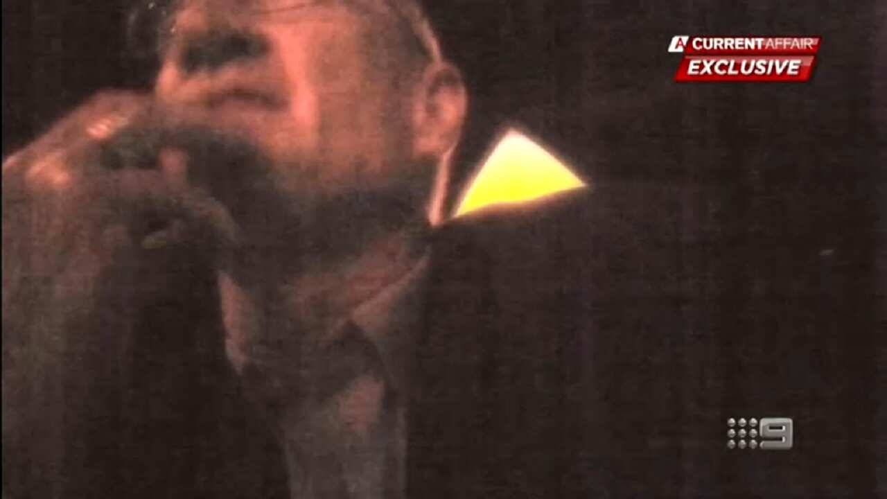 Steve Dickson allegedly in the strip club.