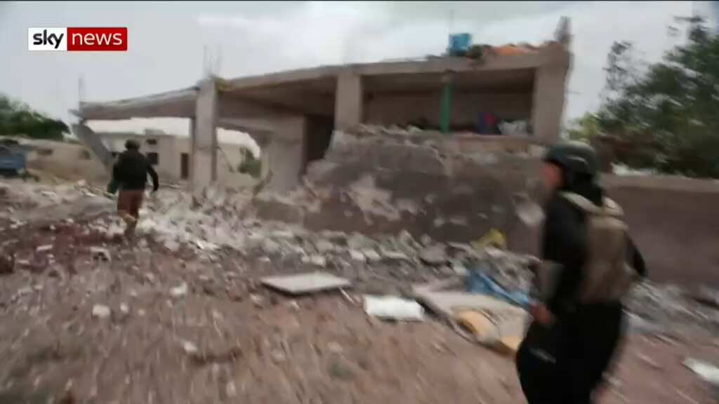 UK journalists have reportedly been shelled by Syrian forces.