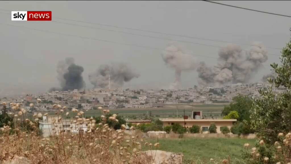 UK journalists have reportedly been shelled by Syrian forces.