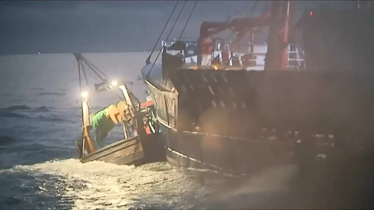 French and British collide in the English Channel
