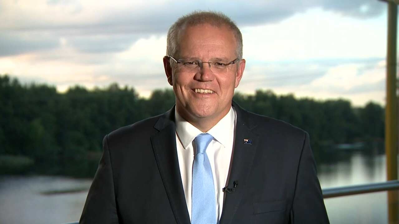 Scott Morrison has pitched on jobs and growth. 