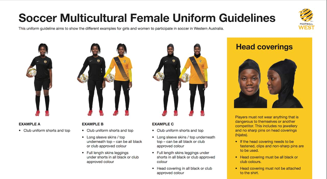 Football West Multicultural Female Uniform