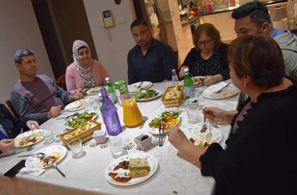 Iftar at the Agar household on 9 June 2018.