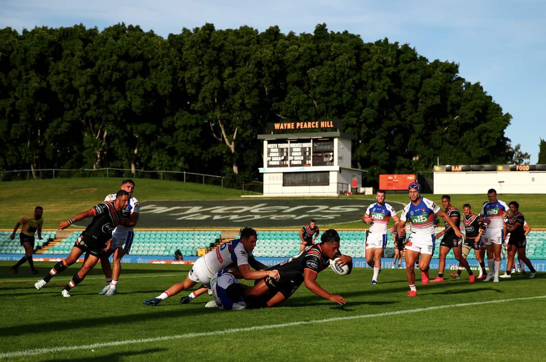 There were no spectators allowed at NRL games on the weekend.