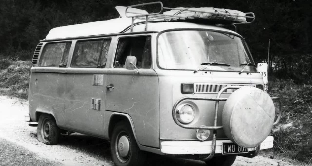 The Kombi van that was used to transport the hostages.