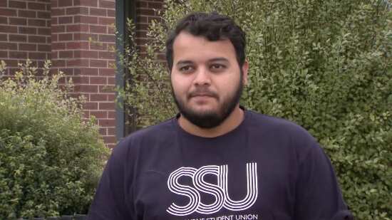 International student Varun Kale. 