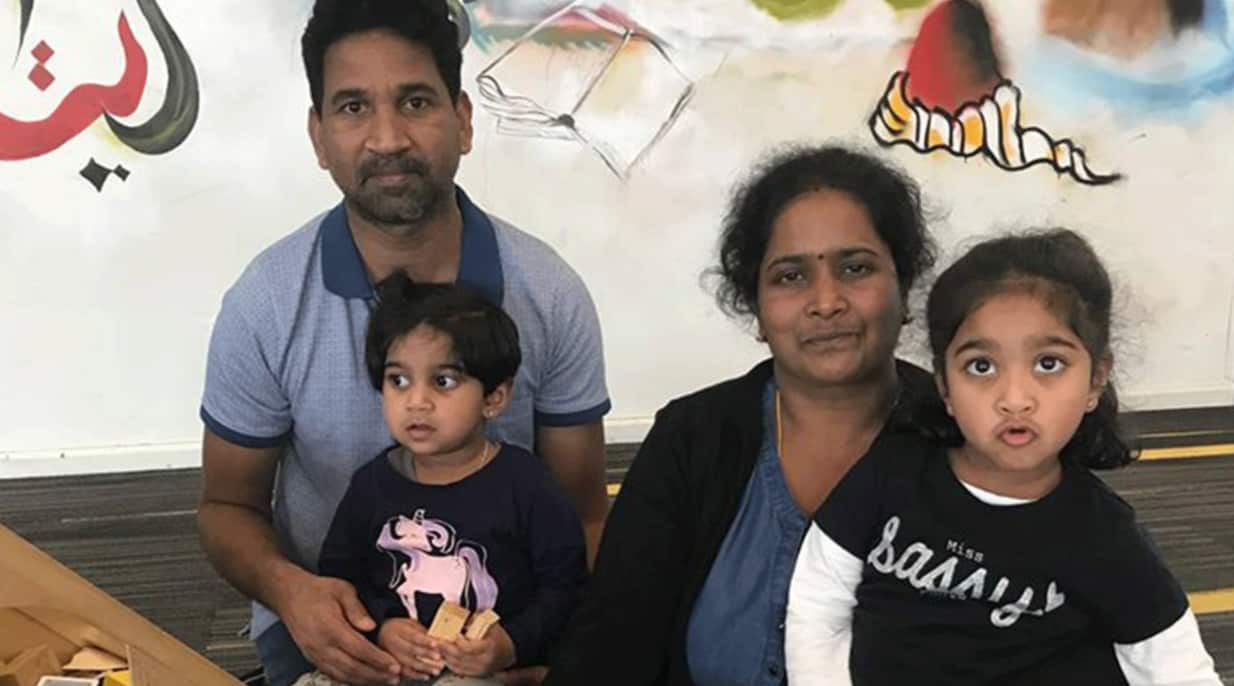 Nades, Priya, Tharunicaa, and Kopika in detention.