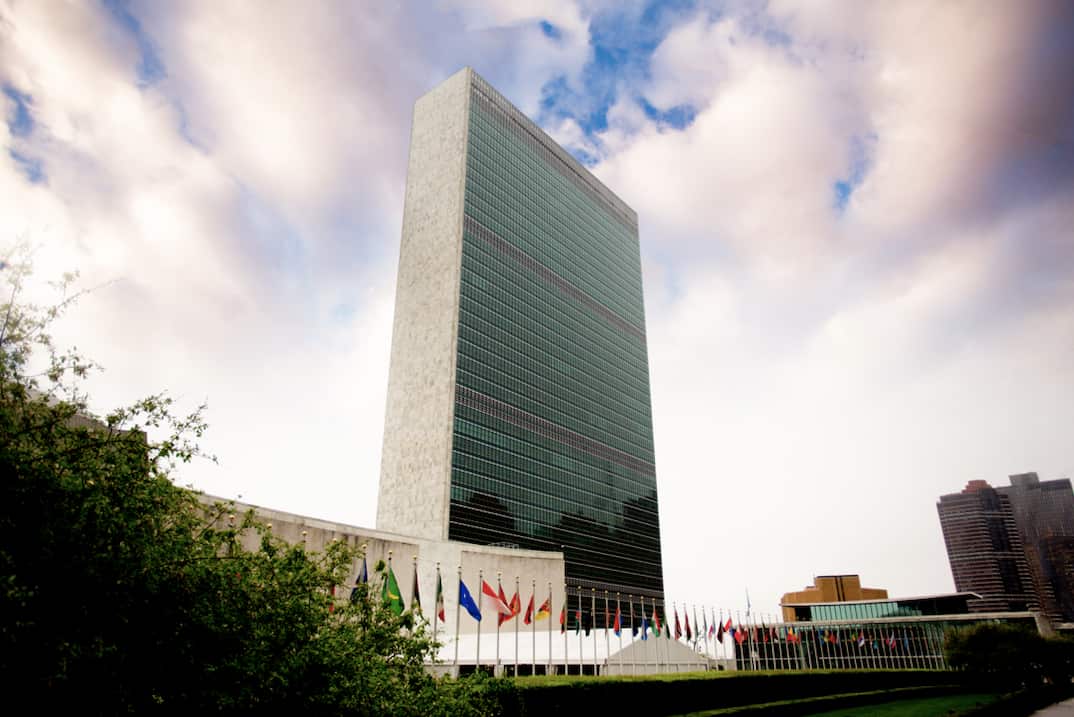 United Nations Headquarters in New York.