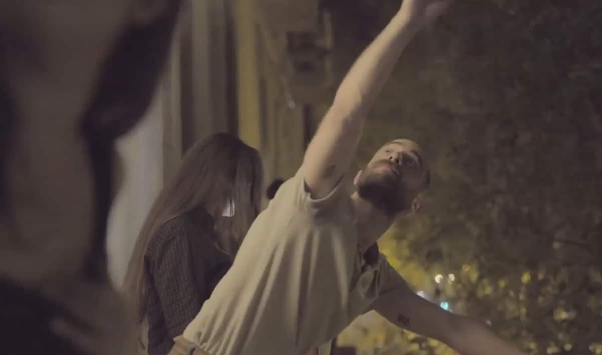 Man on Spanish balcony during coronavirus lockdown