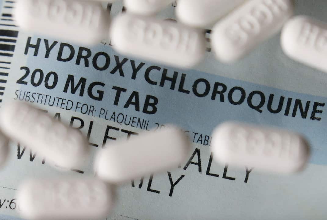 Hydroxychloroquine tablets.
