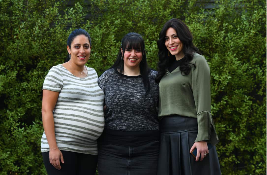 Elly Sapper, Dassi Erlich and Nicole Meyer in May.