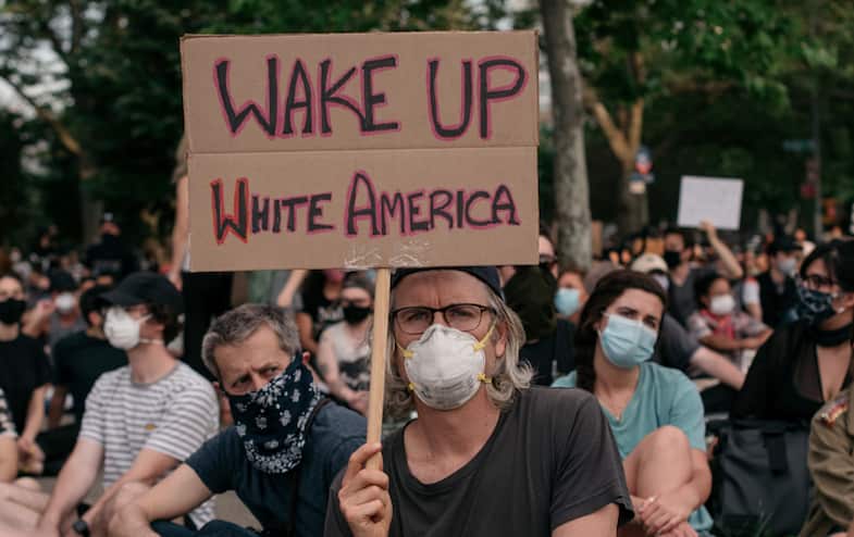 A protest this week in Brooklyn.