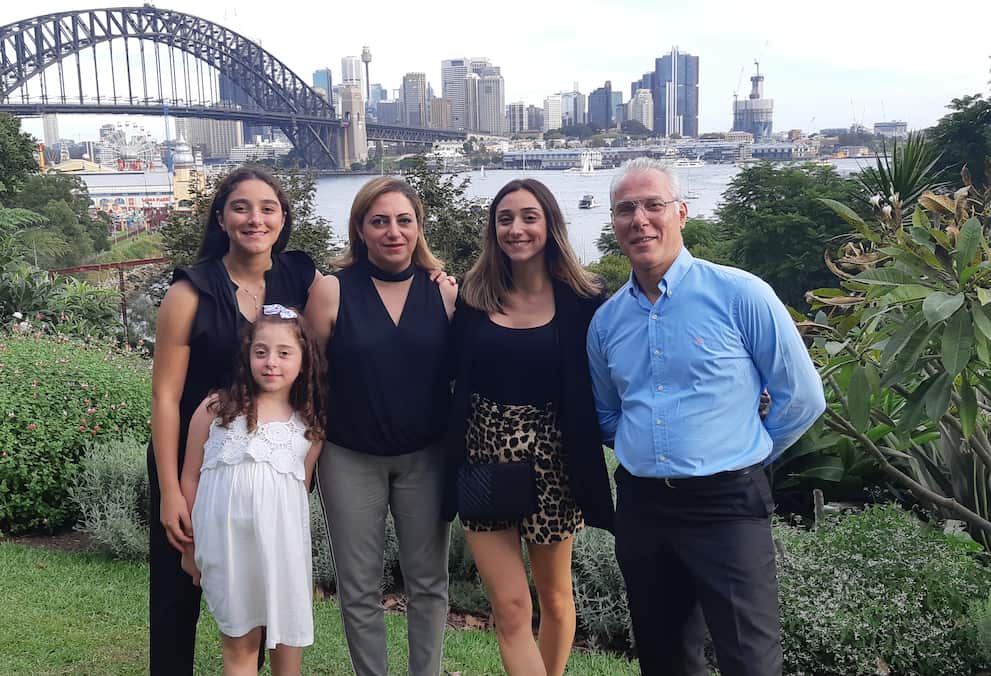 Talar and her family.