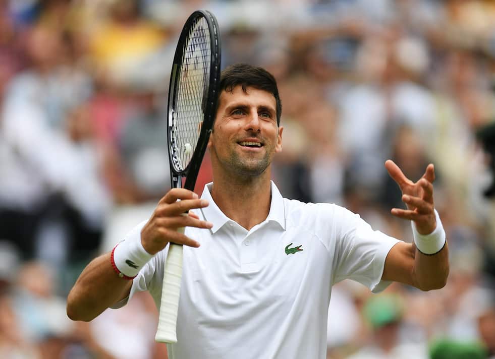 Novak Djokovic tested positive for coronavirus last month.